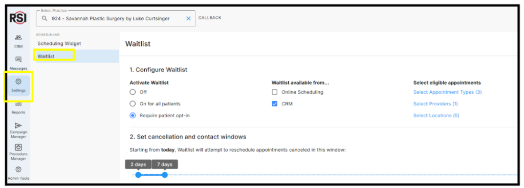 Smart Waitlist